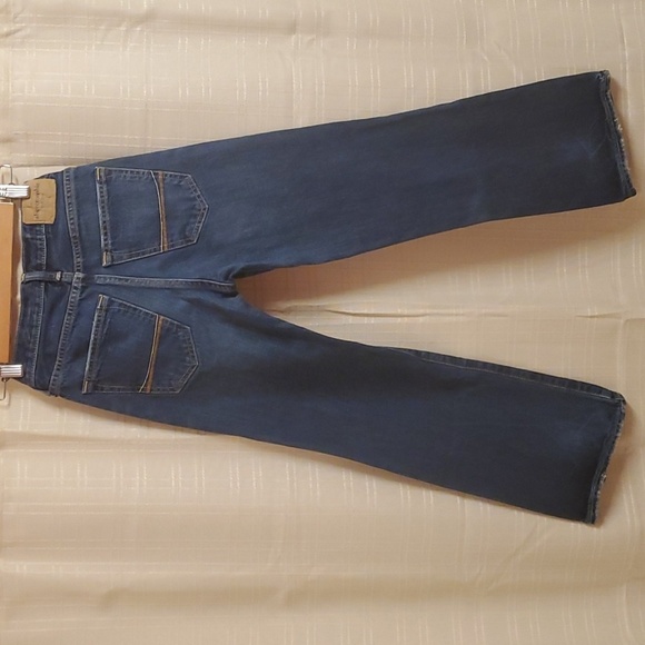 Abercrombie Jeans Boys Size 10 Blue Kilburn Low Rise Boot Distressed - Picture 10 of 16